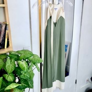 Silk midi dress